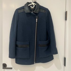 Beautiful dark green Maje Coat